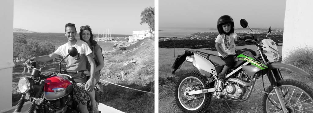 Motorcycle rental on Paros rent a moto