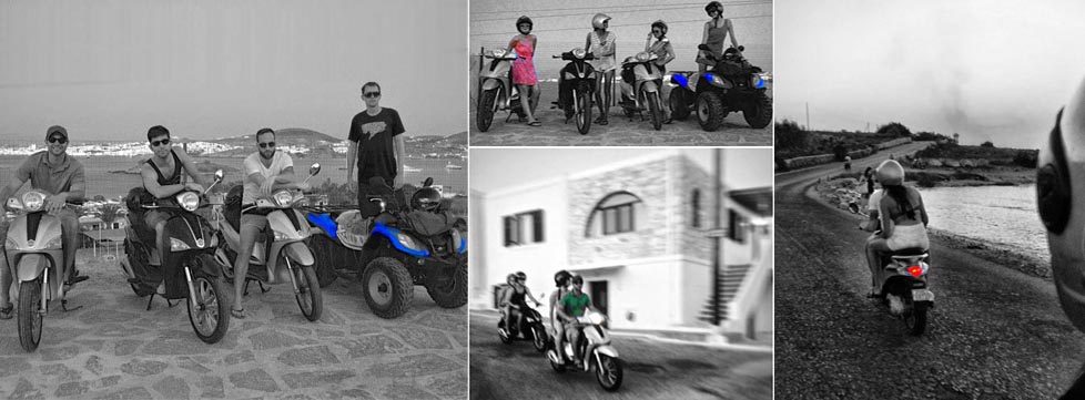rent a motorbike and scooter in Paros island